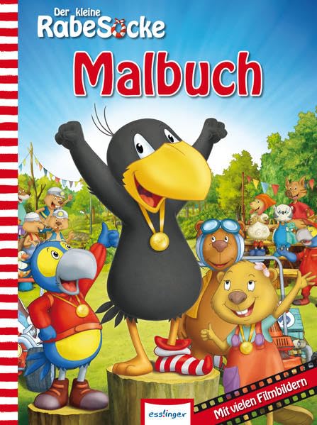 Der kleine Rabe Socke, Das große Rennen – Malbuch: Mit vielen Filmbildern aus 'Das große Rennen' Tiptoi & Games