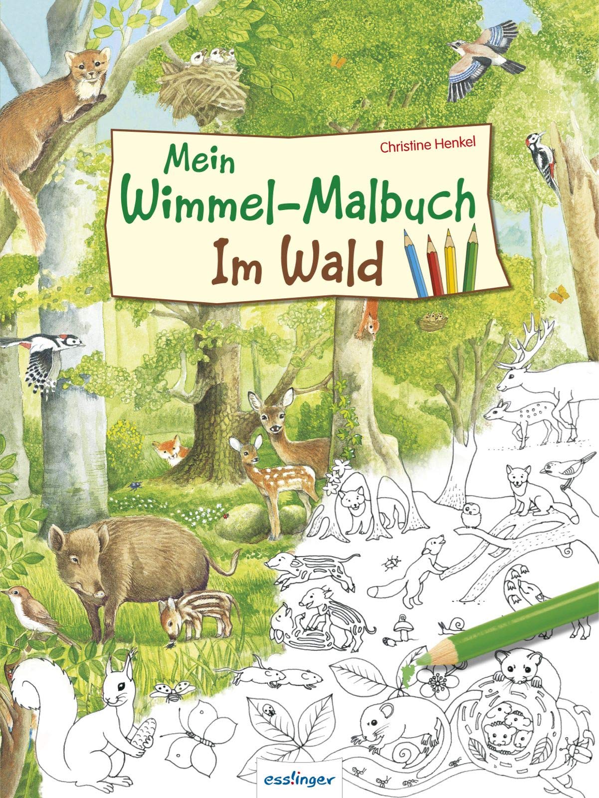 Mein Wimmel-Malbuch – Im Wald Non-fiction