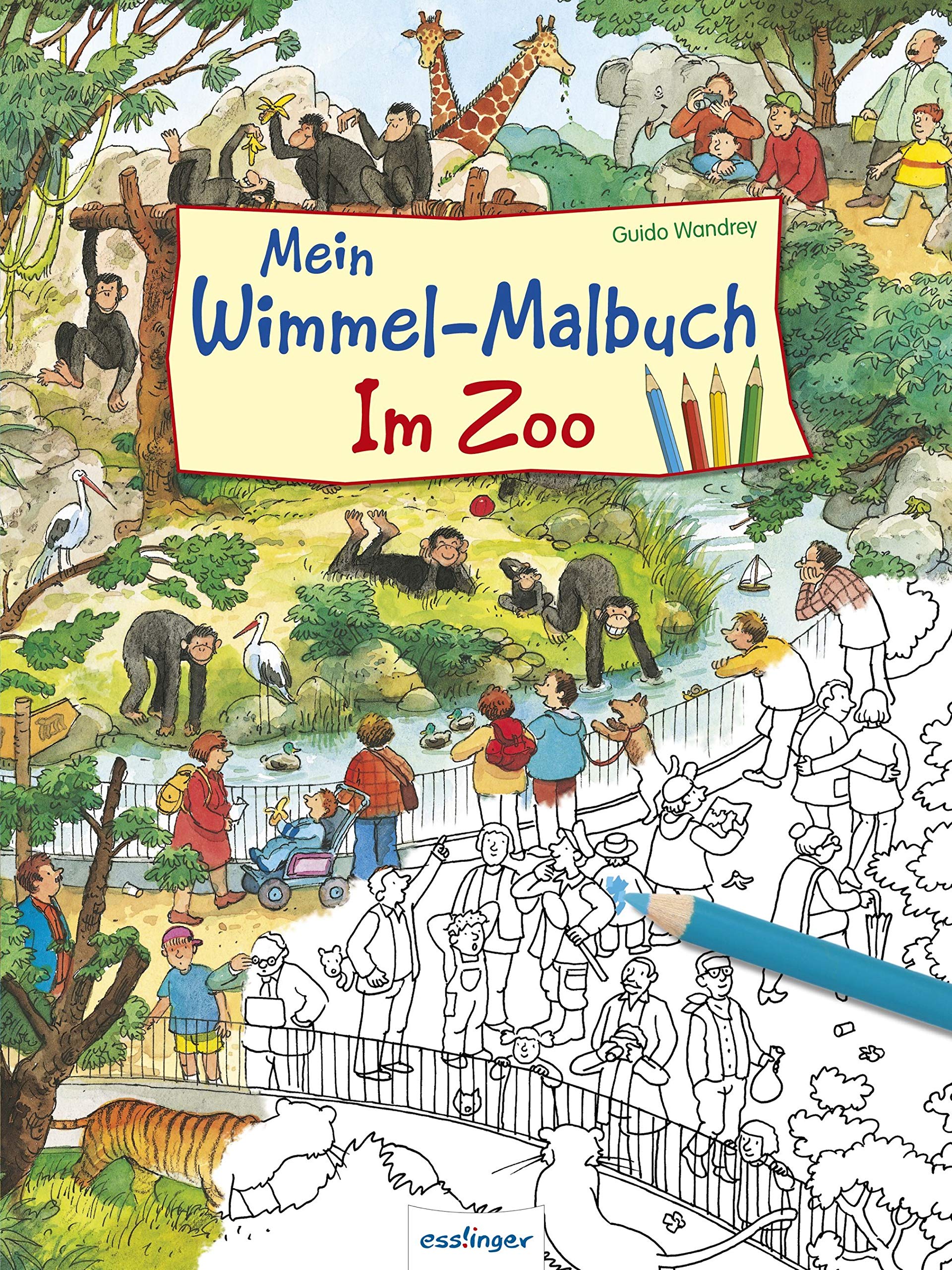 Mein Wimmel-Malbuch - Im Zoo Non-fiction