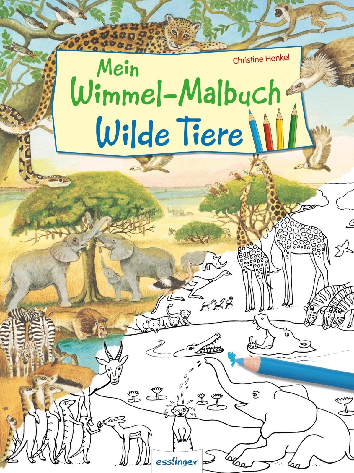Mein Wimmel-Malbuch – Wilde Tiere Non-fiction