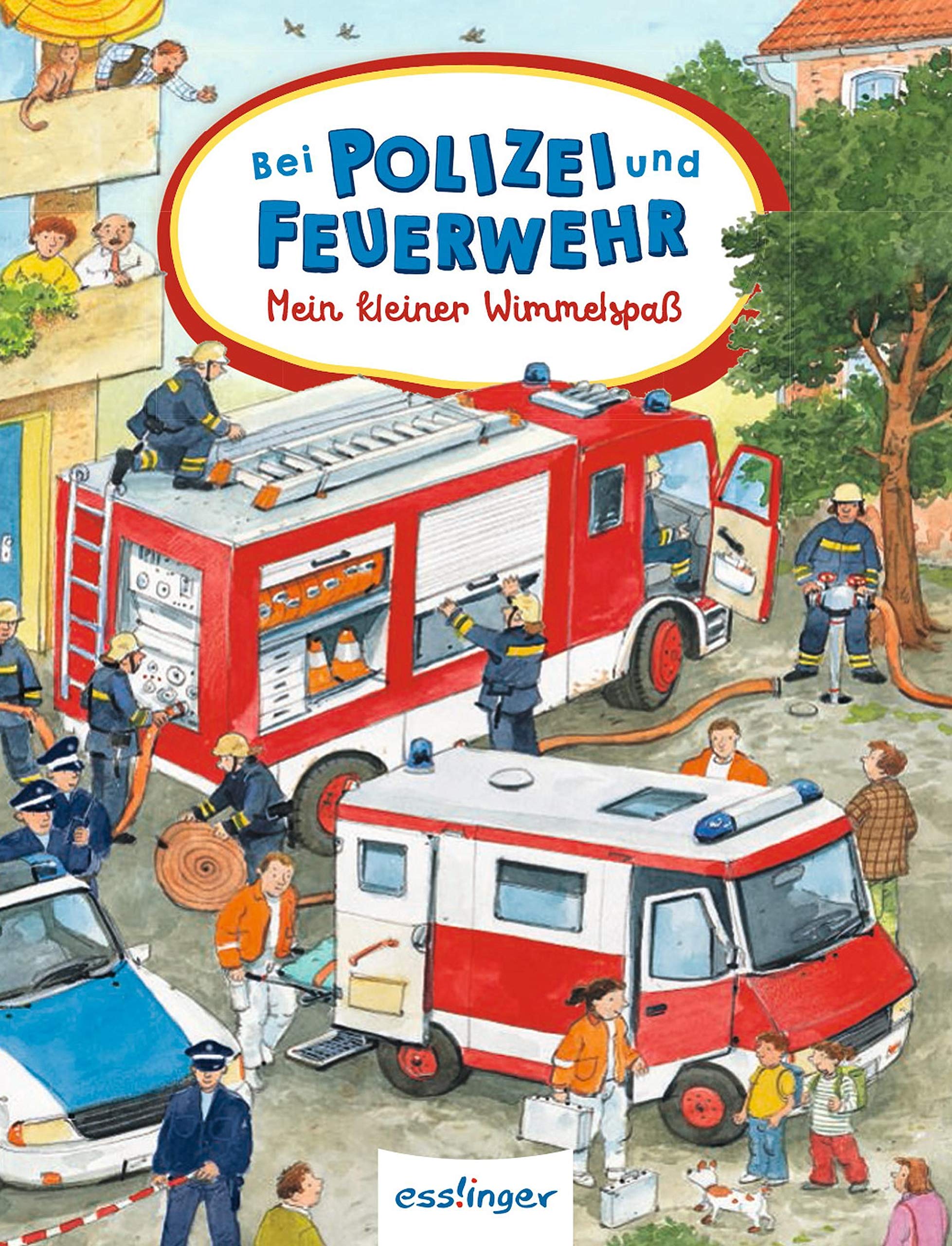 Mein kleiner Wimmelspaß: Bei Polizei und Feuerwehr (Mein erstes Wimmelbuch) Non-fiction