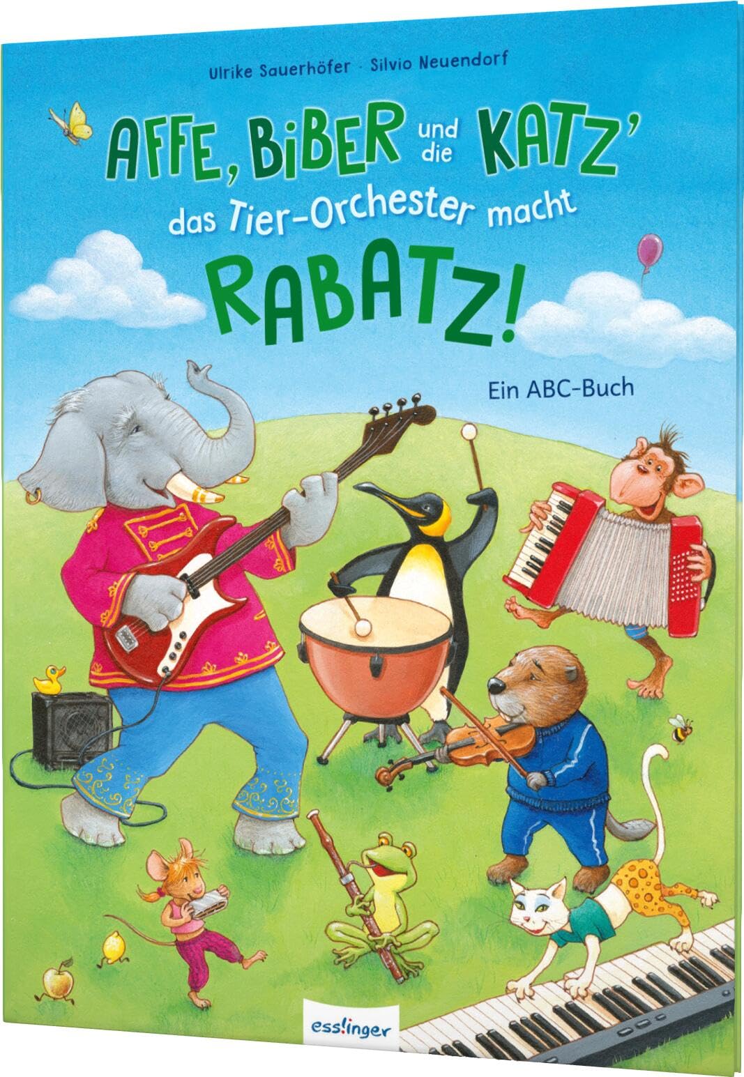 Affe, Biber und die Katz' – das Tier-Orchester macht Rabatz!: Ein ABC-Buch | Witzig gereimte Sprachförderung. Mit Spaß das Alphabet lernen Parents & Children