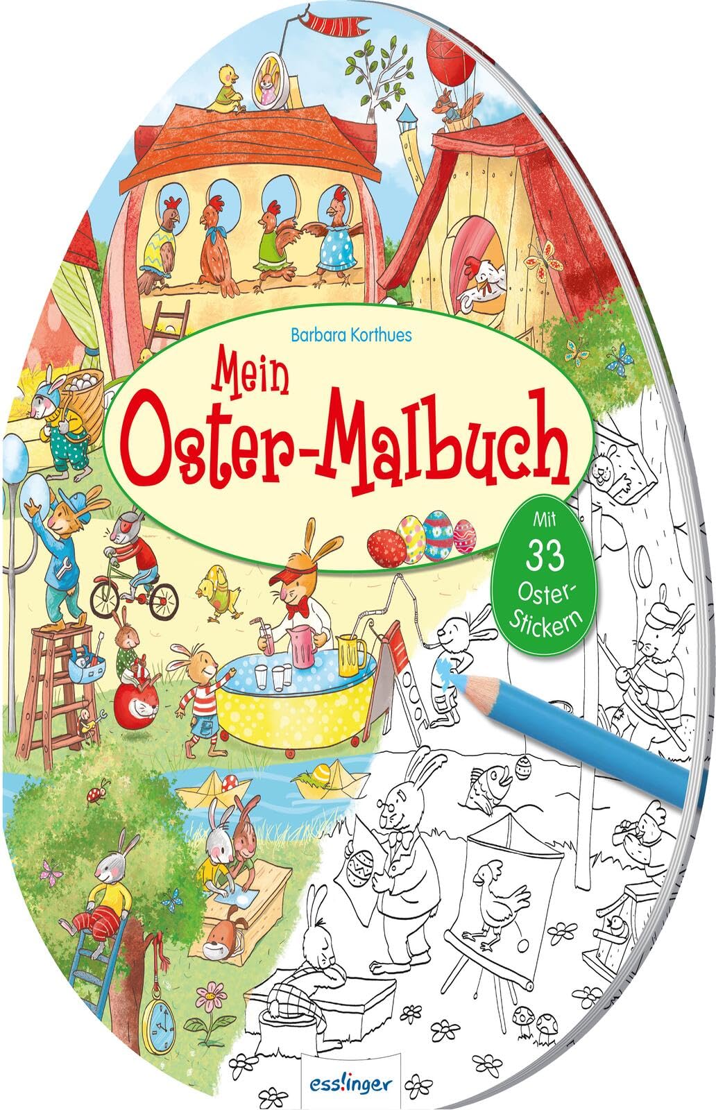 Mein Oster-Malbuch: Mit Oster-Stickern, ab 4 Jahren Novels & Short Stories