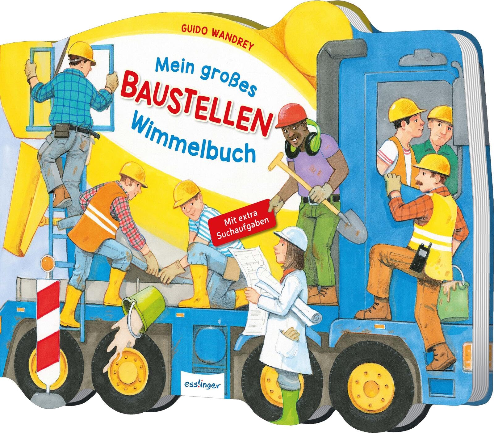 Mein großes Baustellen-Wimmelbuch: Wimmebilder mit Bagger, Kran und Betonmischer für kleine Entdecker Non-fiction