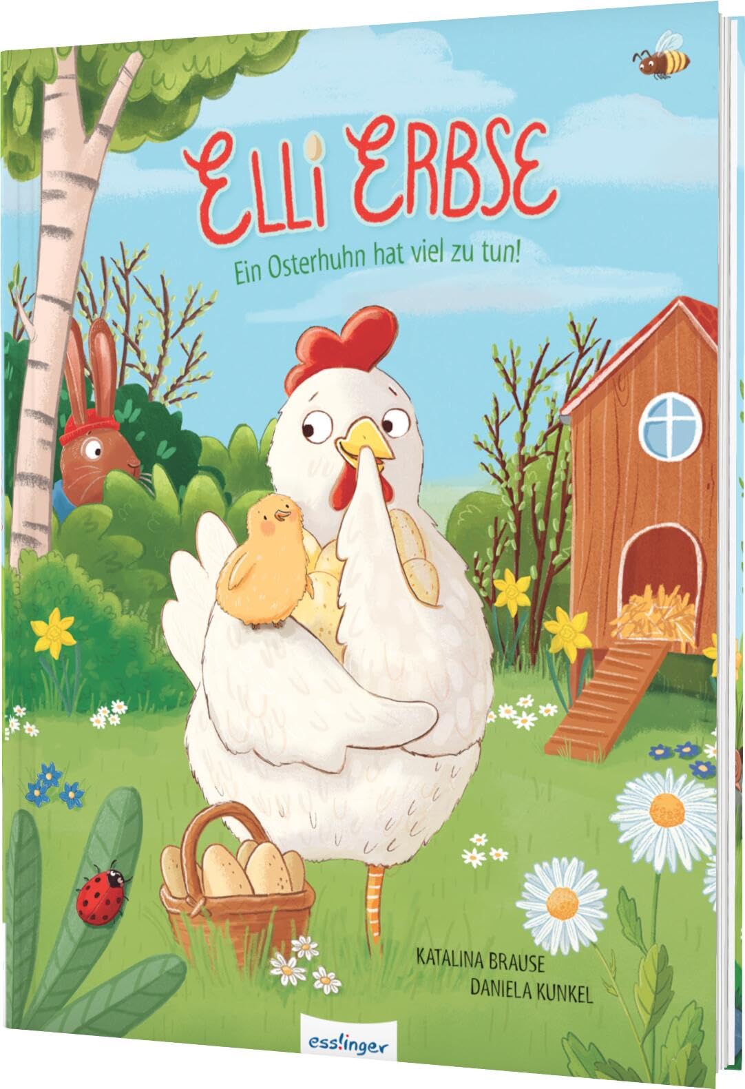 Elli Erbse: Ein Osterhuhn hat viel zu tun | Süßes Ostergeschenk ab 3 Jahren Non-fiction