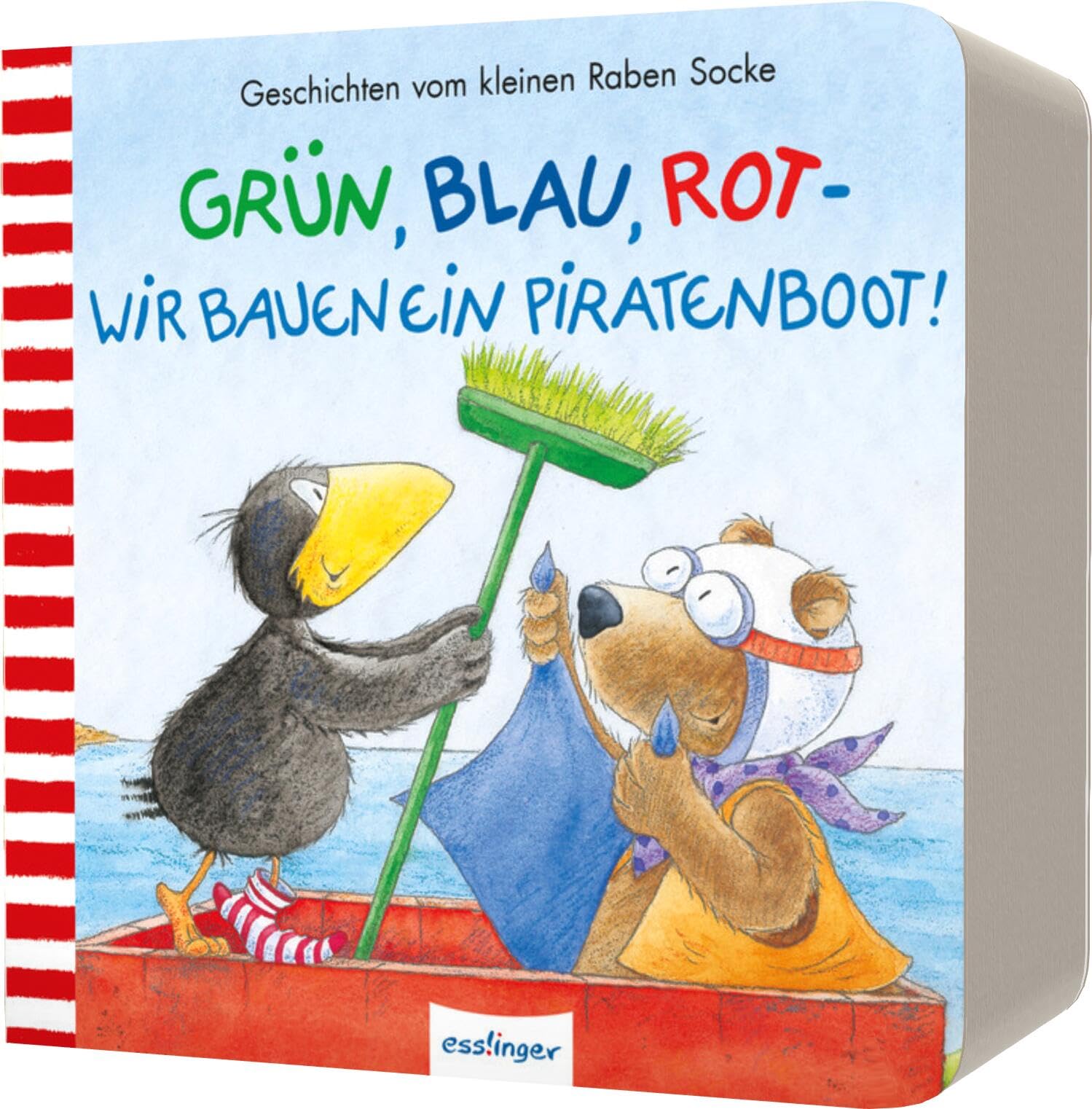 Der kleine Rabe Socke: Grün, Blau, Rot - wir bauen ein Piratenboot! Non-fiction