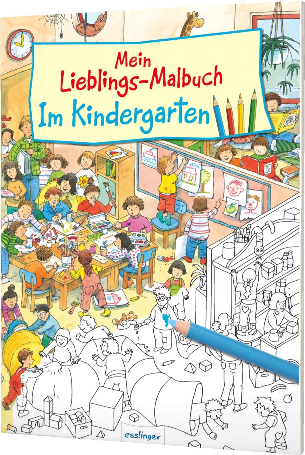 Mein Lieblings-Malbuch – Im Kindergarten: Beschäftigungsideen zum Ausmalen Non-fiction