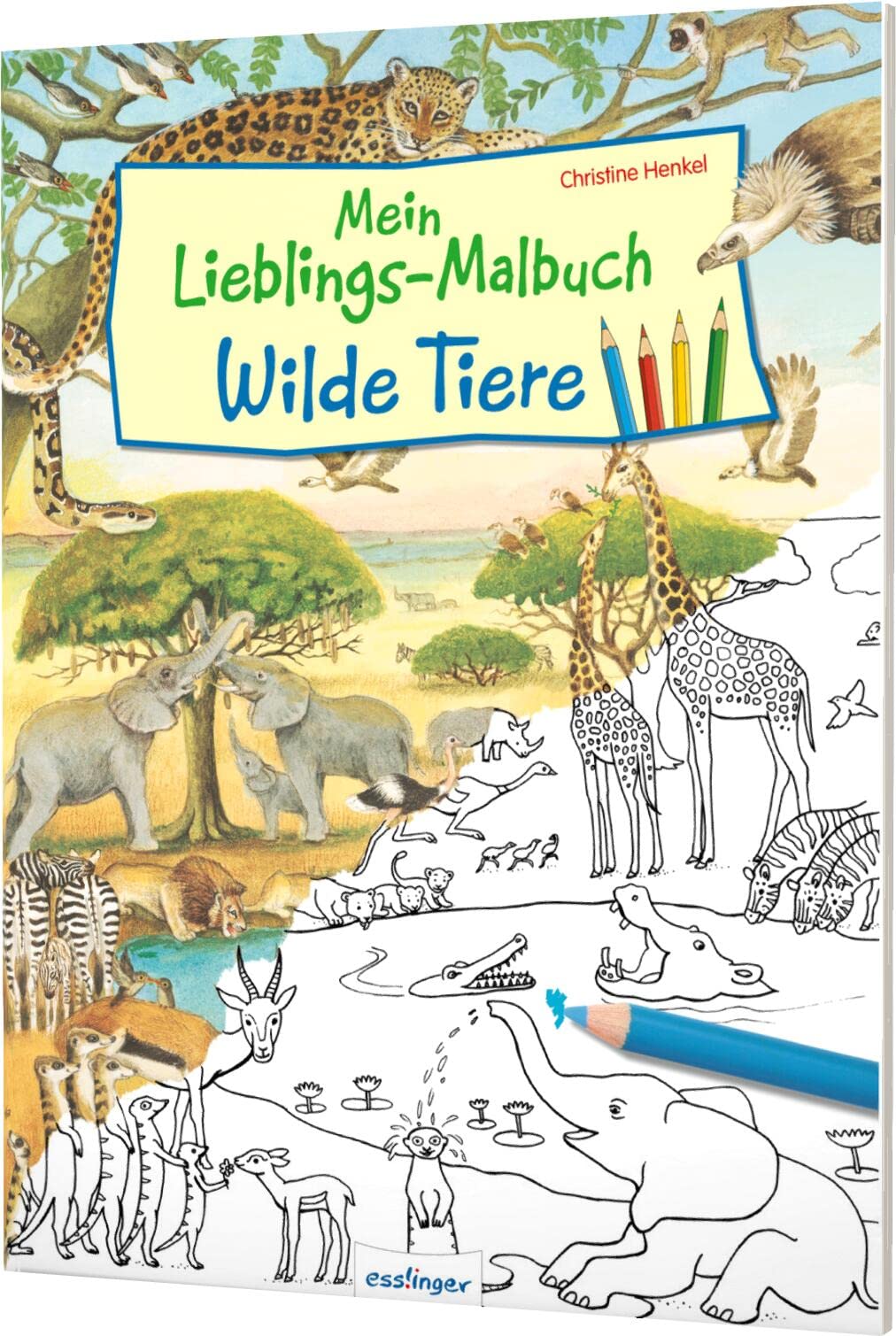 Mein Lieblings-Malbuch - Wilde Tiere book