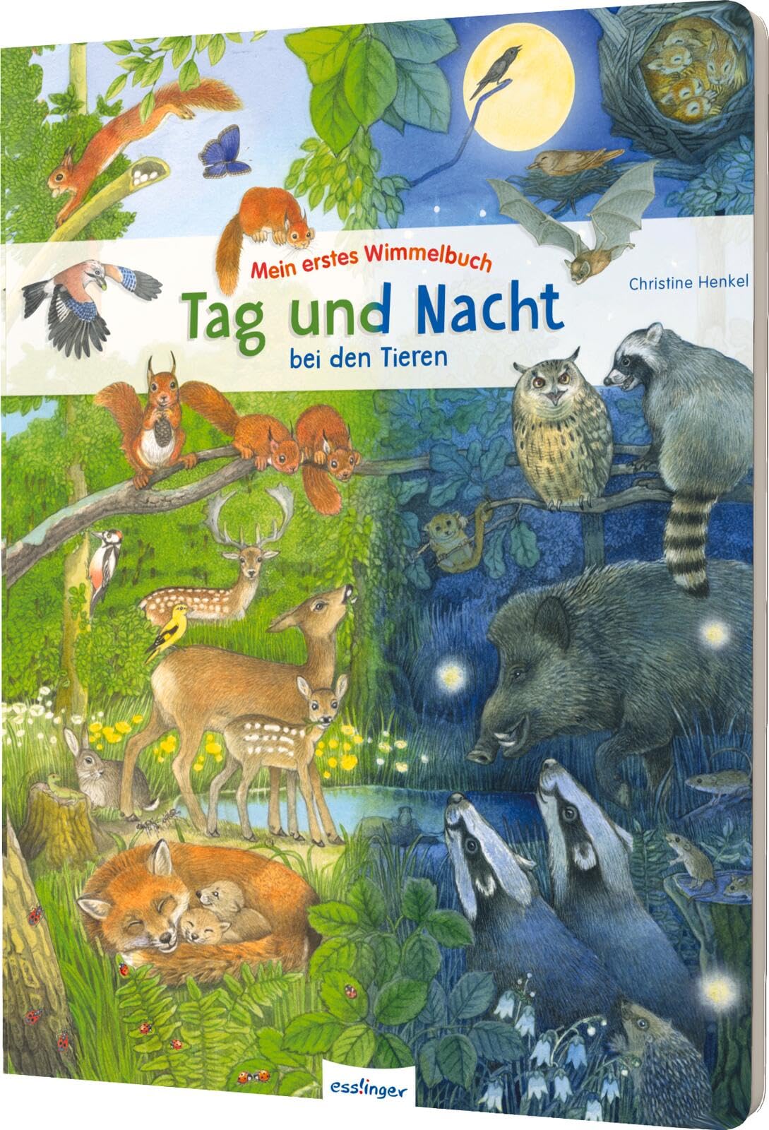 Mein erstes Wimmelbuch: Tag und Nacht bei den Tieren Non-fiction