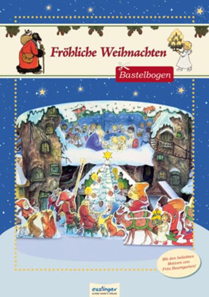 Fröhliche Weihnachten: Weihnachtsbastelbogen mit Motiven von Fritz Baumgarten Novels & Short Stories