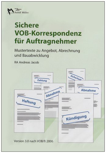 Sichere VOB-Korrespondenz für Auftragnehmer Law