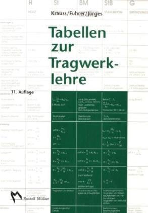 Tabellen zur Tragwerklehre Architecture
