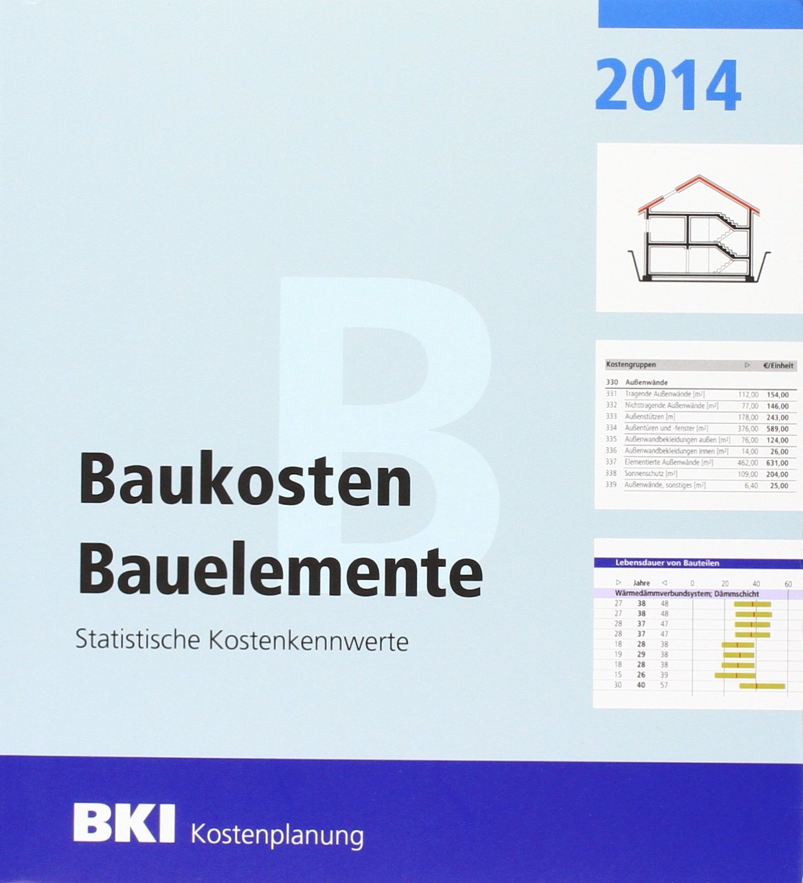 BKI Baukosten 2014 Teil 2: Statistische Kostenkennwerte für Bauelemente Business & Technology