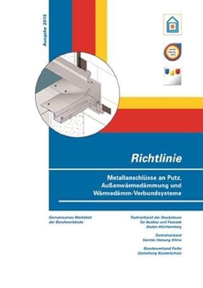 Richtlinie Metallanschlüsse an Putz, Außenwärmedämmung und Wärmedämm-Verbundsysteme: Ausgabe 2018 Business & Technology