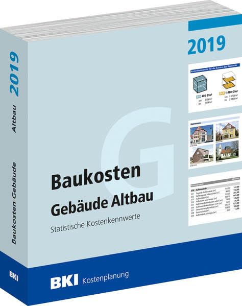 BKI Baukosten Gebäude Altbau 2019 Architecture