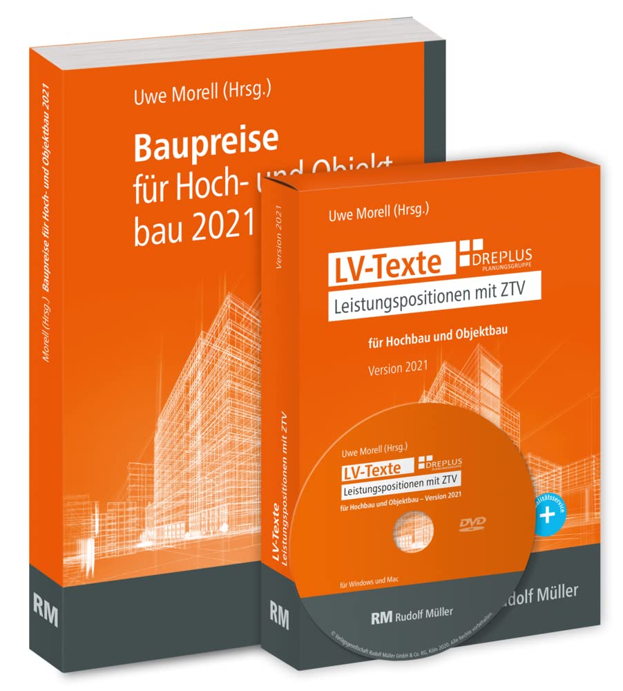LV-Texte + Baupreise für den Hochbau und Objektbau 2021 Architecture
