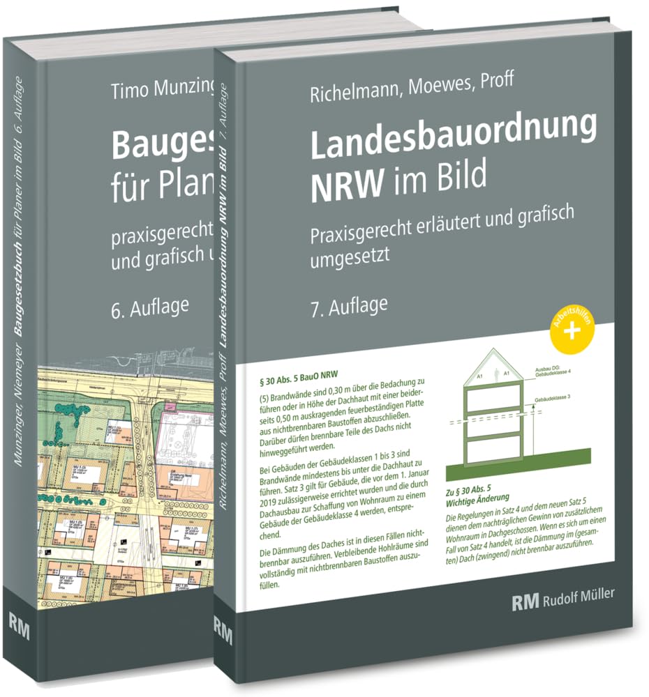 Buchpaket: Baugesetzbuch für Planer im Bild & Landesbauordnung NRW im Bild Law