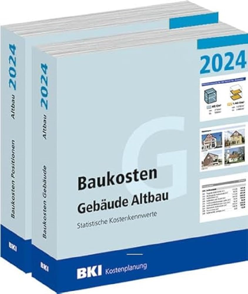 BKI Baukosten Gebäude + Positionen Altbau 2024 Architecture