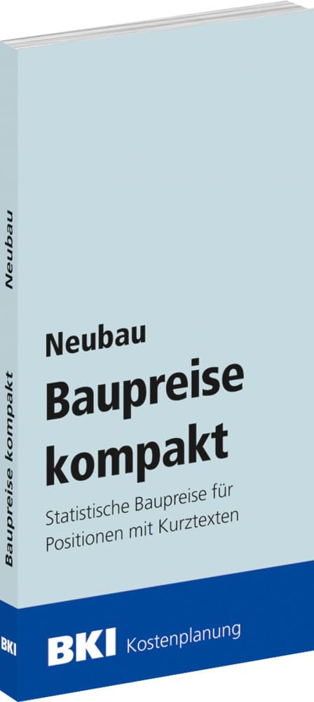 BKI Baupreise kompakt Neubau 2025 Business & Technology