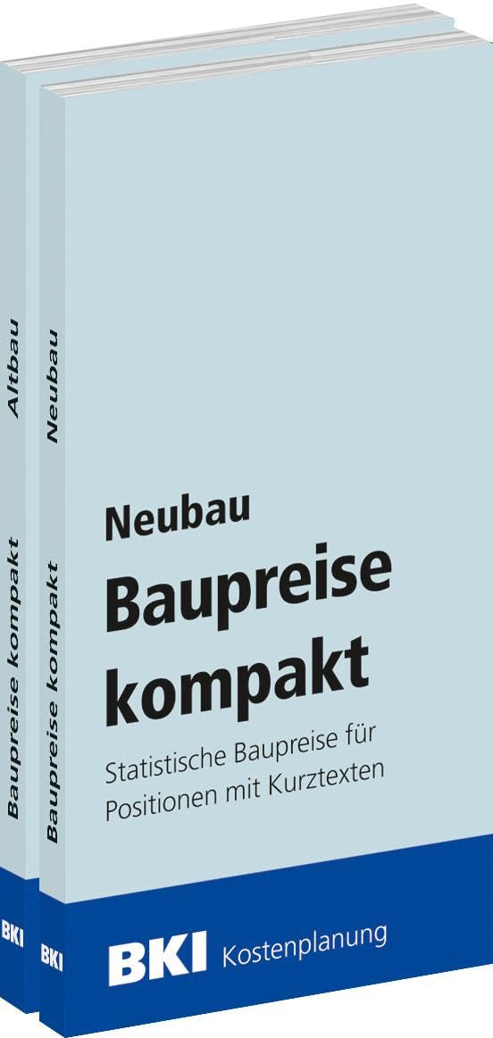 BKI Baupreise kompakt 2026 - Kombi-Paket Neubau + Altbau Business & Technology