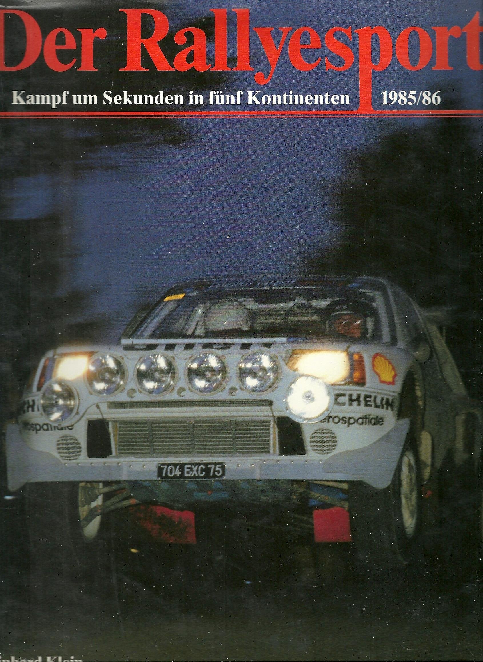 Der Rallyesport 1985-86 Books