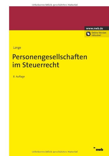 Personengesellschaften im Steuerrecht Law