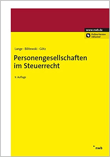 Personengesellschaften im Steuerrecht Law