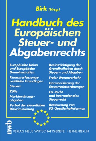 Handbuch des Europäischen Steuer- und Abgabenrechts Law