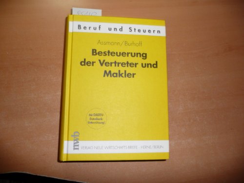Besteuerung der Vertreter und Makler (Beruf und Steuern) Business, Finance & Career
