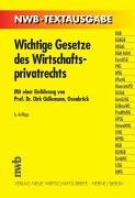 Wichtige Gesetze des Wirtschaftsprivatrechts (NWB-Textausgaben) Books
