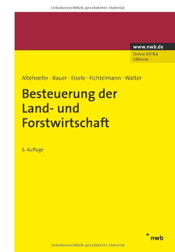 Besteuerung der Land- und Forstwirtschaft Law