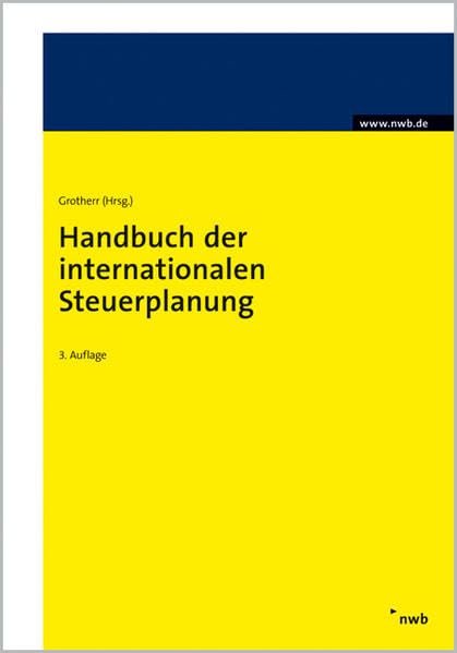 Handbuch der internationalen Steuerplanung Law