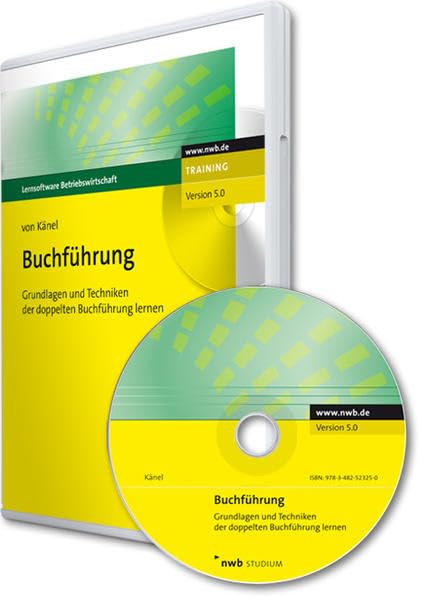 NWB-Lernsoftware Buchführung: Grundlagen und Techniken der doppelten Buchführung lernen Business, Finance & Career