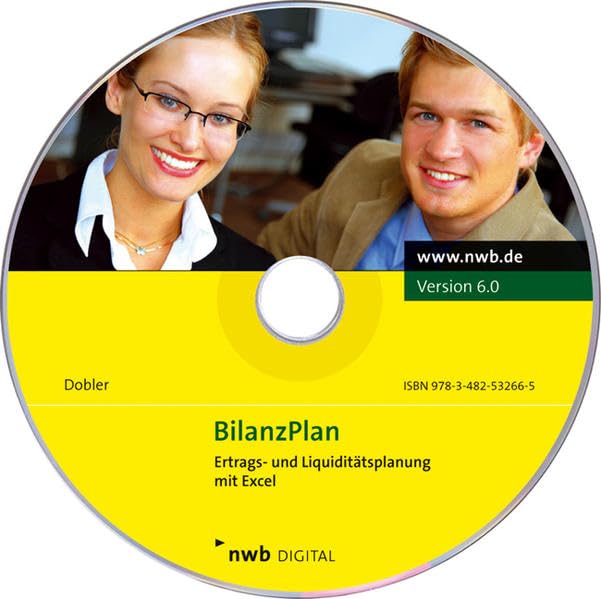 BilanzPlan, 1 CD-ROM Ertrags- und Liquiditätsplanung mit Excel. Version 6.0. Von Thomas Dobler. Windows XP, Windows Vista, Windows 7. Microsoft Excel ab Version 2003. software