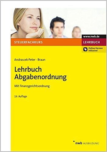 Lehrbuch Abgabenordnung: Mit Finanzgerichtsordnung. Law