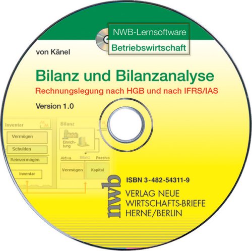 NWB-Lernsoftware Bilanz und Bilanzanalyse Other software