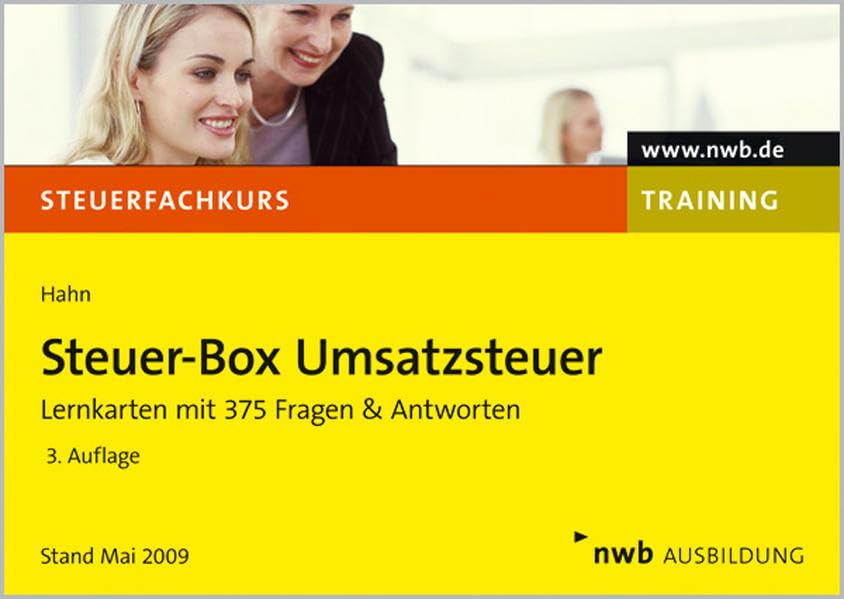 Steuer-Box Umsatzsteuer: Lernkarten mit 375 Fragen und Antworten book