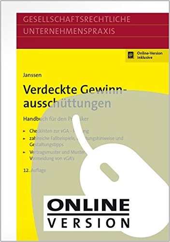 Verdeckte Gewinnausschüttungen Law