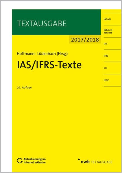 IAS/IFRS -Texte 2017/2018 Law Books