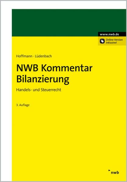 NWB Kommentar Bilanzierung: Handels- und Steuerrecht book