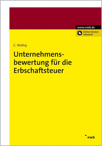 Unternehmensbewertung für die Erbschaftsteuer book