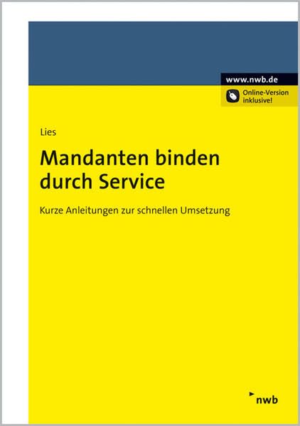 Product Image: Mandanten binden durch Service