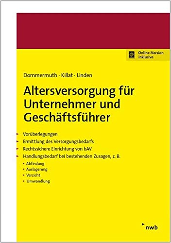 Altersversorgung für Unternehmer und Geschäftsführer Law