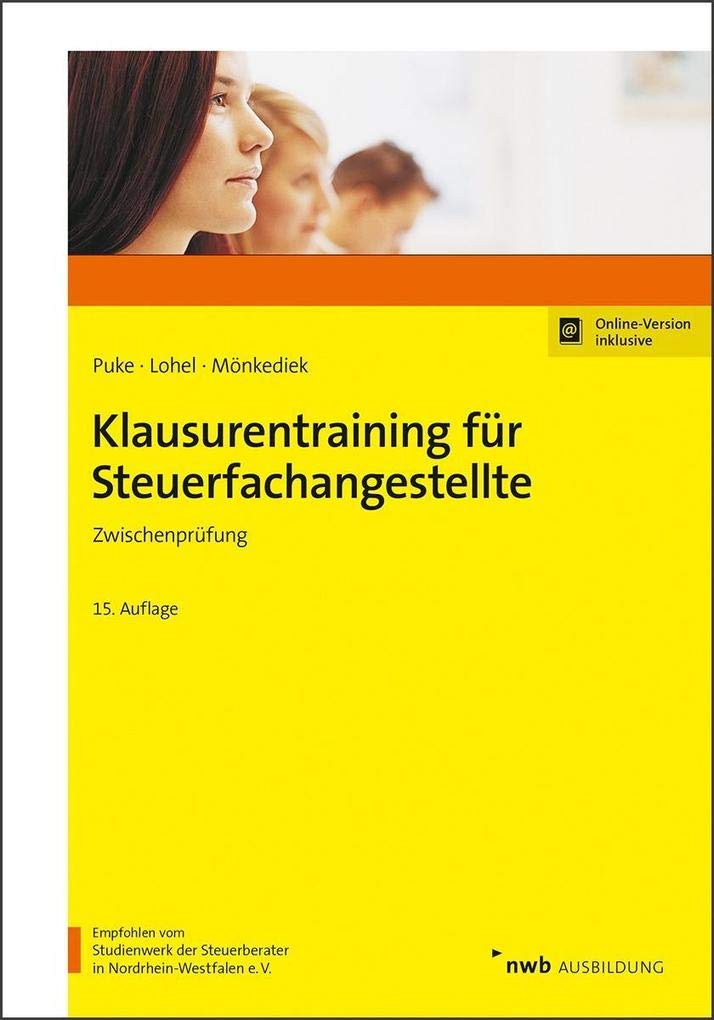 Klausurentraining für Steuerfachangestellte Law