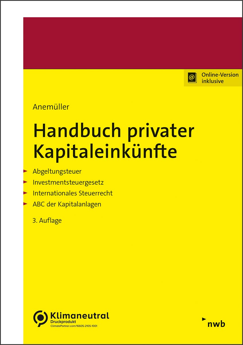 Handbuch privater Kapitaleinkünfte Law