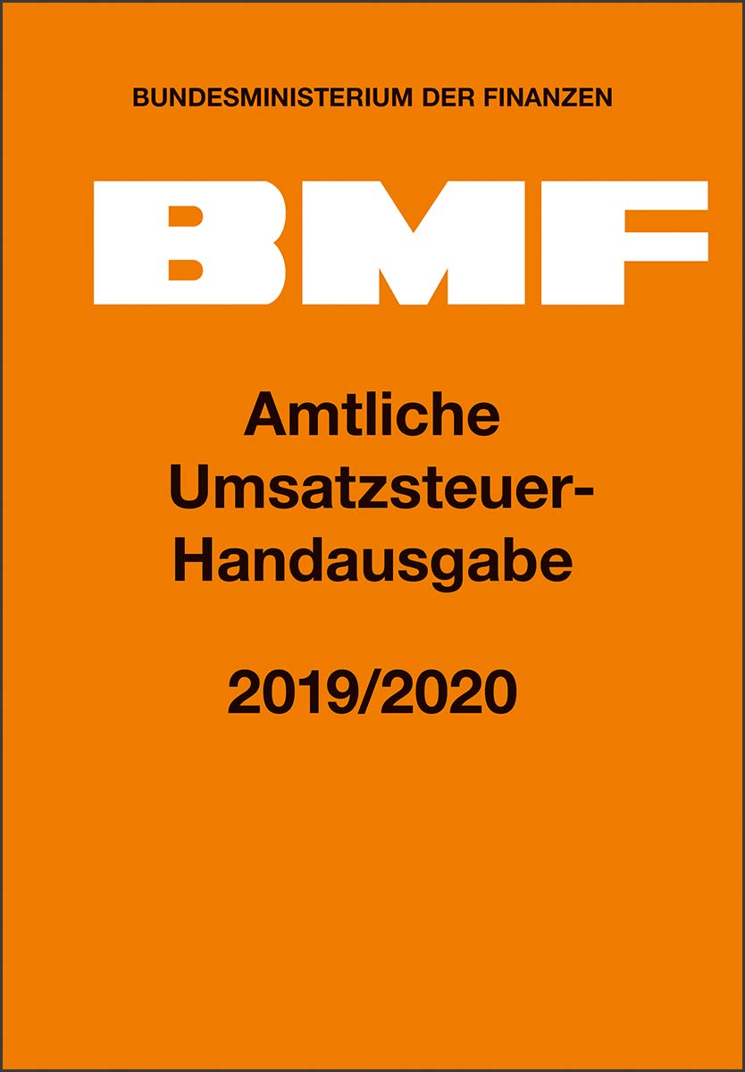 Amtliche Umsatzsteuer-Handausgabe 2019/2020 Law