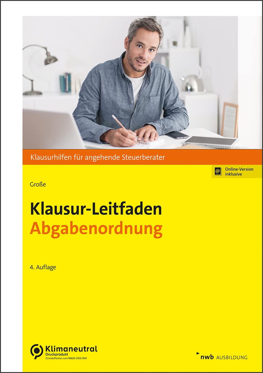 Product Image: Klausur-Leitfaden Abgabenordnung