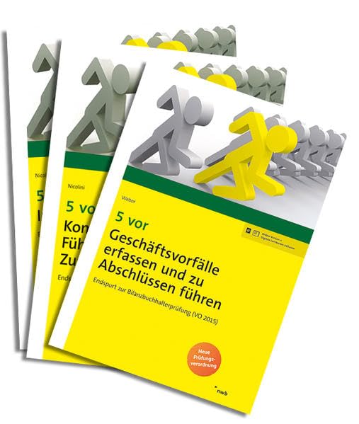 5 vor Bilanzbuchhalterprüfung (VO 2015) - Bücherpaket Klausur 1 Business, Finance & Career