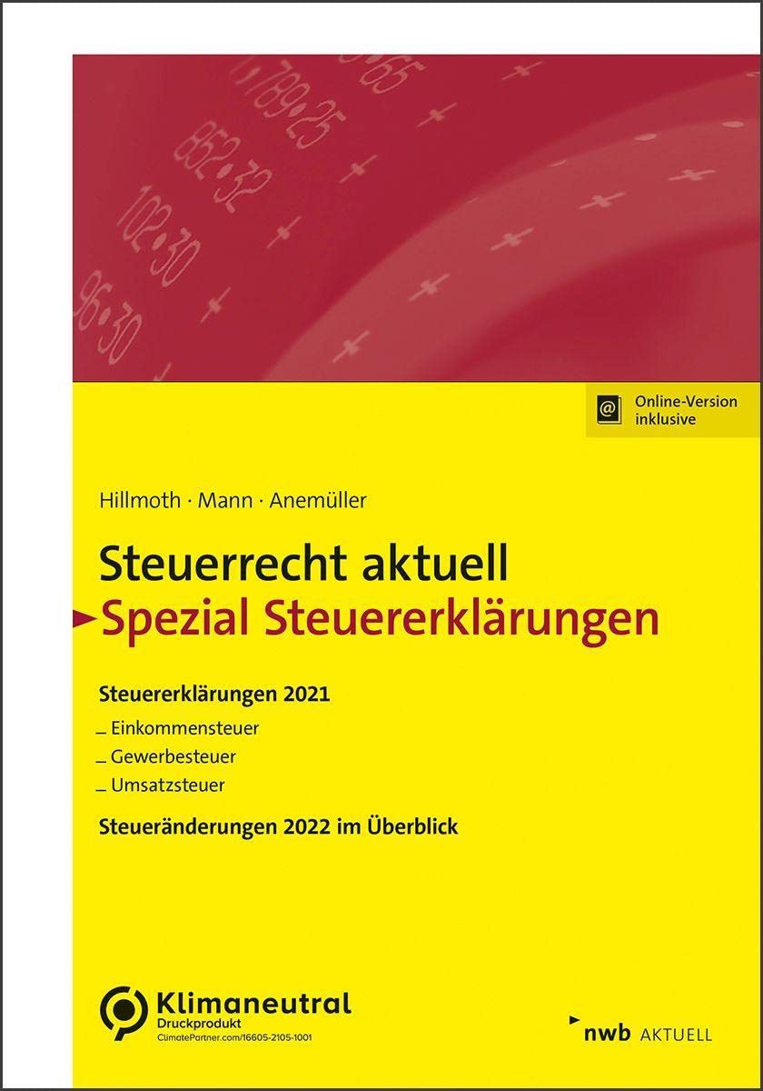 Steuerrecht aktuell Spezial Steuererklärungen 2021 Law