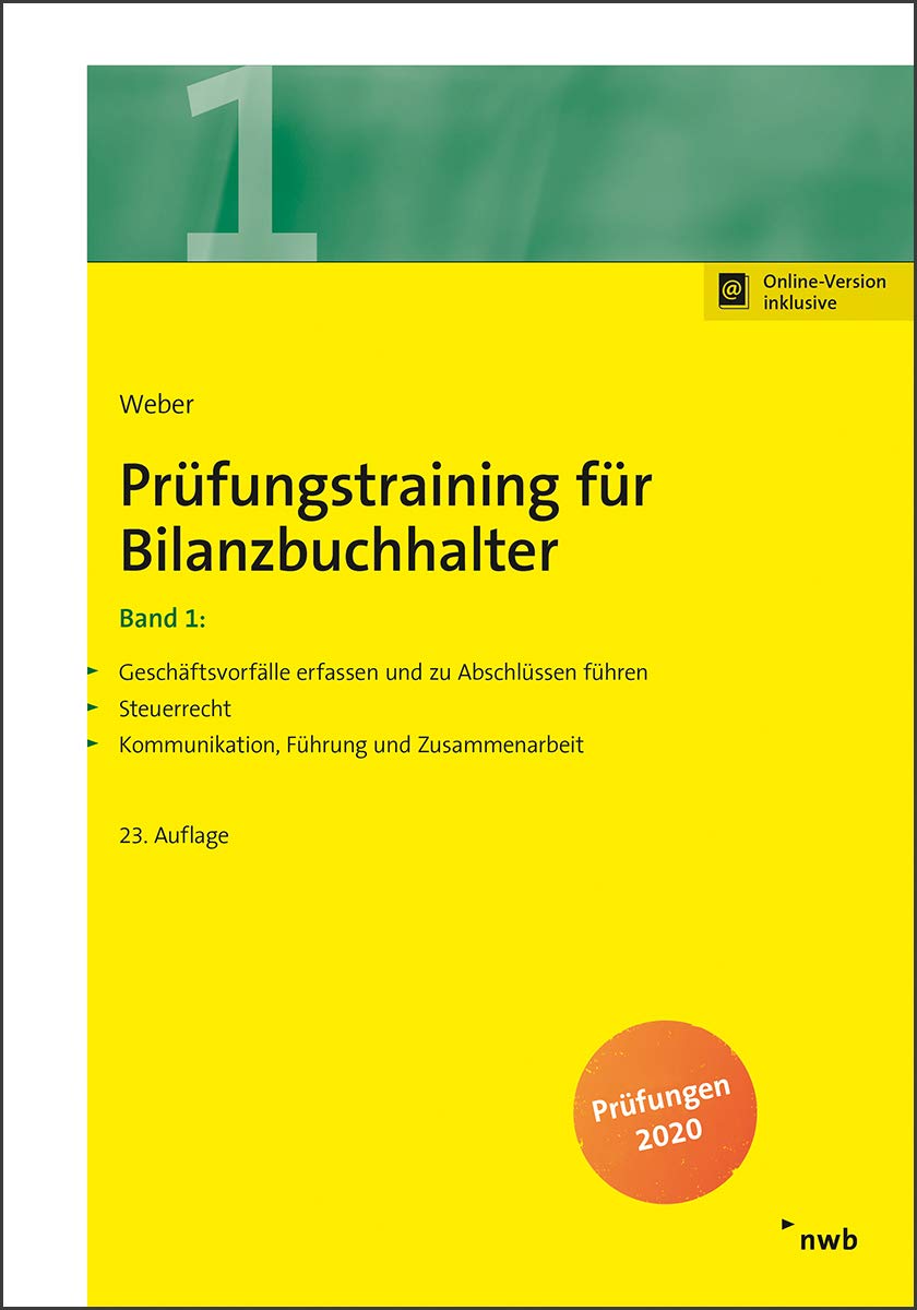 Prüfungstraining für Bilanzbuchhalter, Band 1 Law